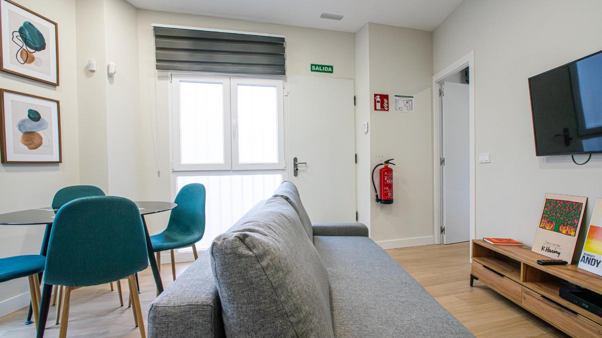 Madrid Confort Urbano 1 Dormitorio Ac Wifi Cocina Exterior foto